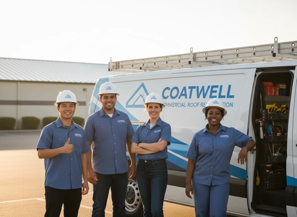 Commercial roof coating company in Charlton, MA